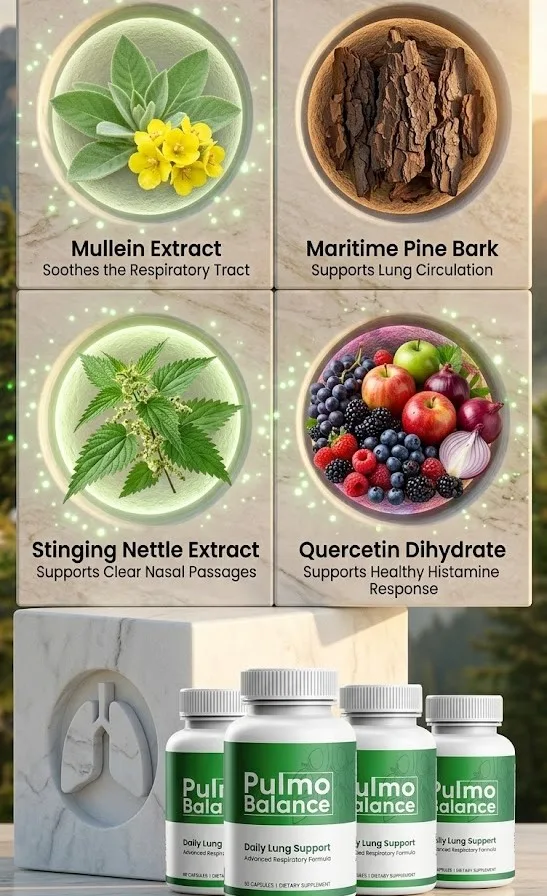 Pulmo Balance Natural Ingredients Breakdown